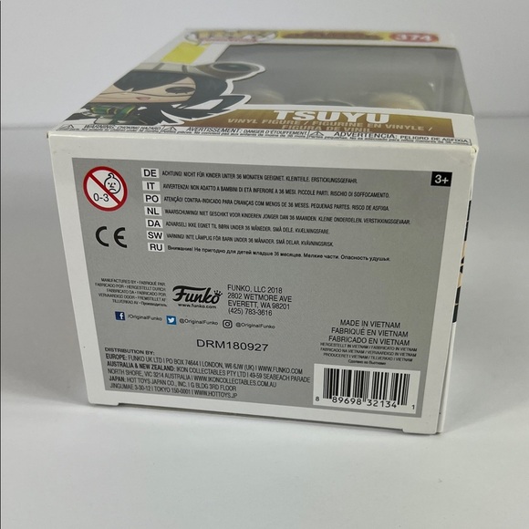 Funko Pop #374 Tsuyu My Hero Academia Vinyl Figure Frog Pop Television - Picture 6 of 6